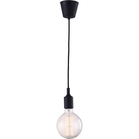 Lampe de plafond à vis - Suspension - Axel Noir (1/4)