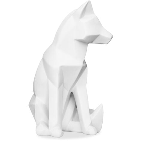 Figurine Décorative Renard - Blanc Mat - Foox Blanc