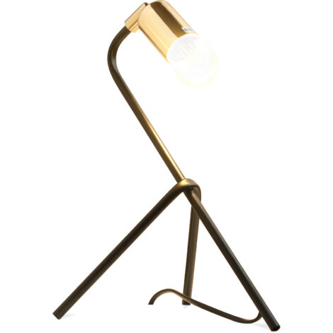 Lampe de table - Lampe de bureau designer - Domenico Or rose chromé
