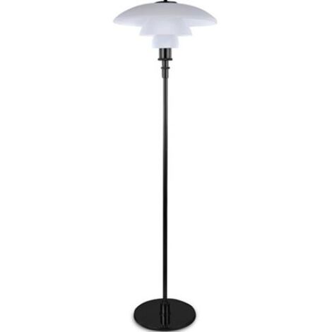 Lampadaire - Lampe de Salon - Liam Chromé noir