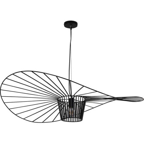 Lampe de Plafond - Lampe Suspendue Design Pamela - 100cm - Vertical Noir