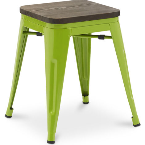 Artina Arles Tabouret à Peindre Rond en Bois – Tabouret de