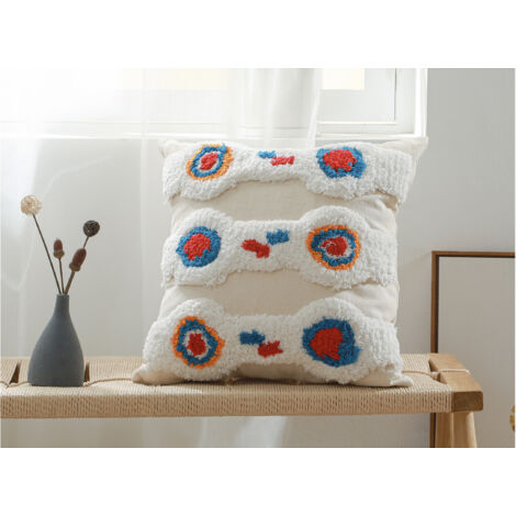 Ashley Wilde Kenza Plumes Coussin rempli, Canneberge/Terre