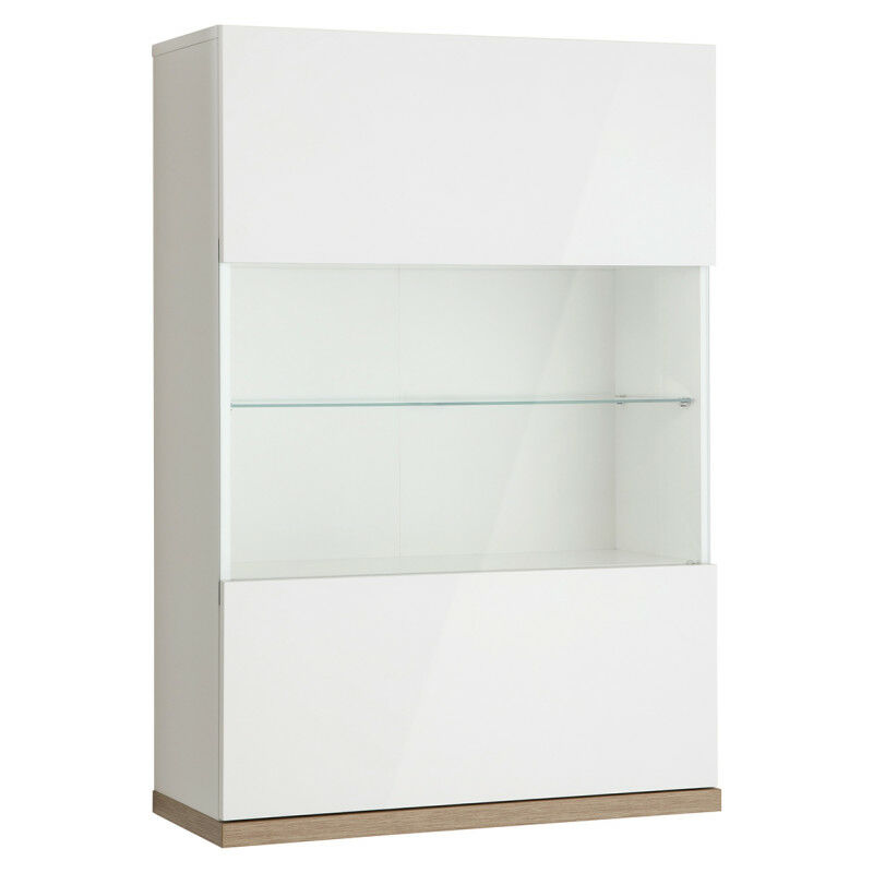 Etagère murale laqué blanc brillant Daisy