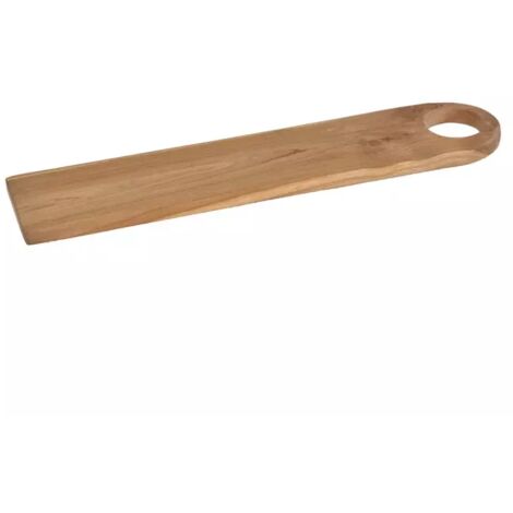 Longue planche à découper 61 cm bois de teck bout arrondi - STELLAR (1/5)