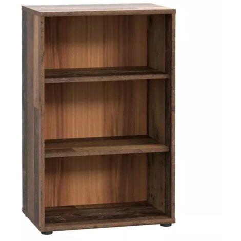 Bibliothèque / Étagère H. 86 x L. 54 cm décor bois vintage - MARIA (1/5)