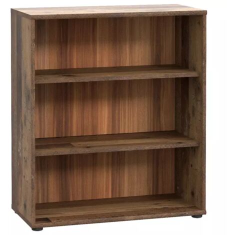 Bibliothèque / Étagère H. 86 x L. 74 cm décor bois vintage - MARIA (1/5)