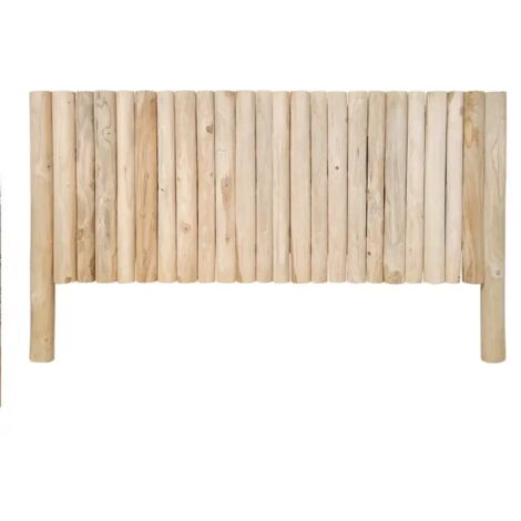 Tete De Lit Rondin De Bois