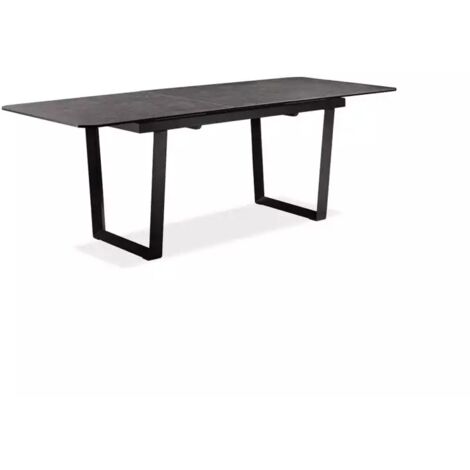 Table extensible 176/216 cm plateau céramique gris anthracite - VERONA (1/5)