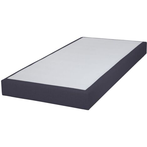 Sommier tapissier SR15 Volcan 90x190 Lattes bois massif - H.15 cm - Made in France (1/2)