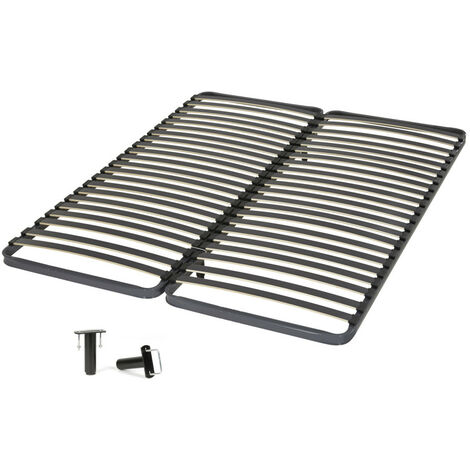 Sommier à lattes 2x80x200 Epsilon - 40 lattes bois - Fabrication française (1/5)