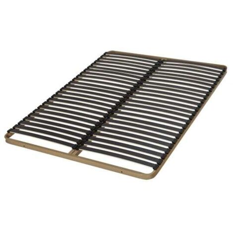 Sommier à lattes 140x190 Theta - 48 lattes bois - Fabrication française (1/4)