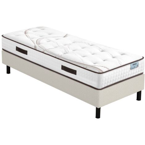 Matelas Moorea + sommier Newkit - 90x190 - Mousse - Hauteur 25 cm - Soutien ferme (1/5)