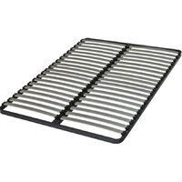 Ebac Literie – Sommier à lattes 140x190 Epsilon – 40 lattes en contreplaqué bouleau – Cadre métal traité anticorrosion – 2 places