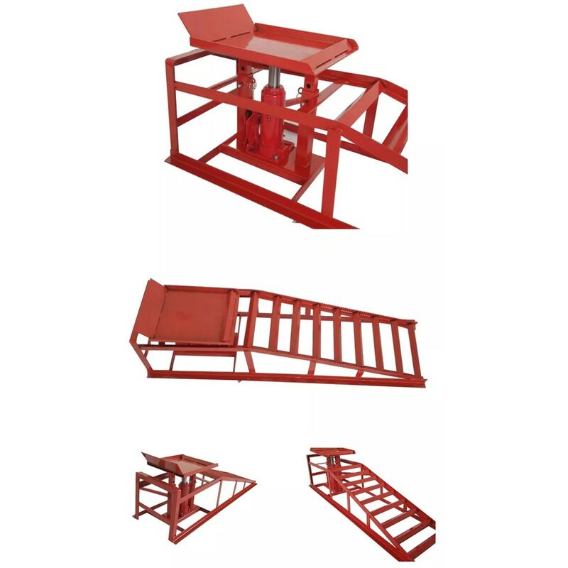 2 Cales De Levage Pour Camping-Car 3 Hauteurs (40/70/100mm) - Capacité 3,5T - Antidérapant