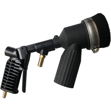 Kit Pistolet sablage + Support + Brosse pour Pistolet Sableuse Aspirateur Combinés