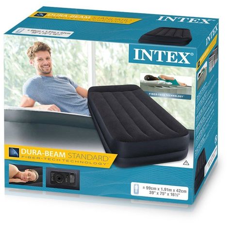 Intex Twin Size Inflatable Raised Air, Intex Twin Size Air Bed