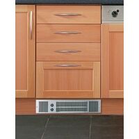 Authorised Distributor - Smithâ€™s Space Saver SS9 Fan Convector - Central Heating Kitchen Plinth Heater - Under Cupboard HPSS10004 - Stainless Steel