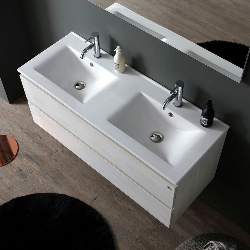 Kiamami Valentina Mobile Bagno Manhattan con CASSETTI 120 CM