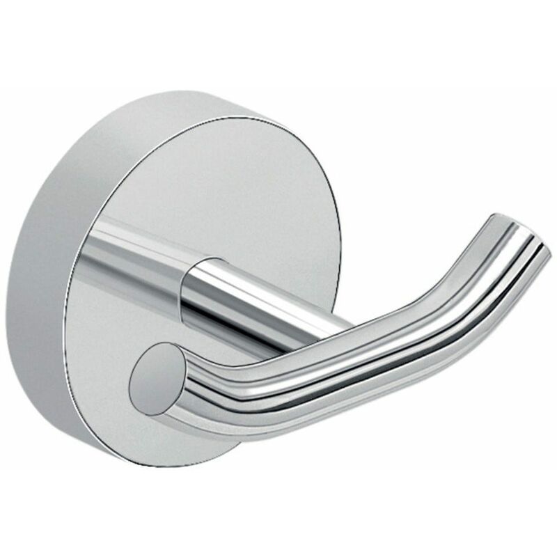 SET 4 PZ ACCESSORI BAGNO A MURO ACCIAIO INOX CROMATO, VIOLETTA