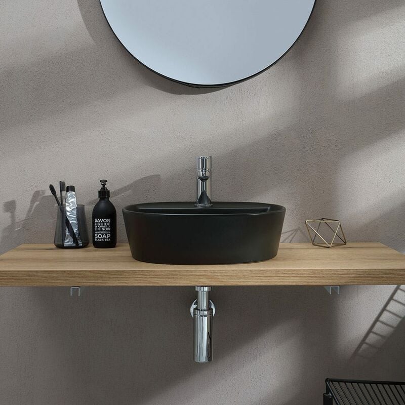 LAVABO IN CERAMICA RETTANGOLARE CANGAS 45X80 CM PER BAGNO