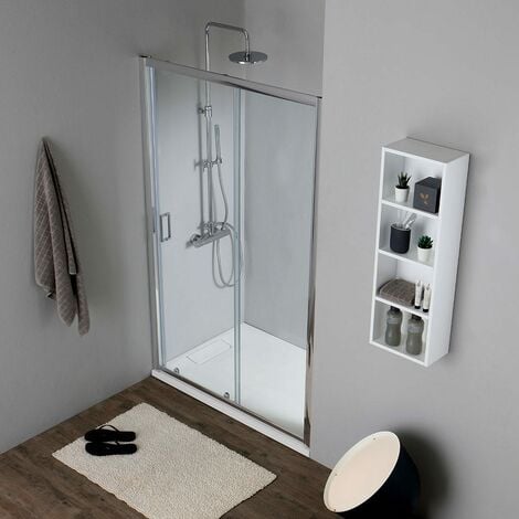 Doccia Nicchia Con Porta Scorrevole 100 Cm Cristallo 6 Mm  New Giada