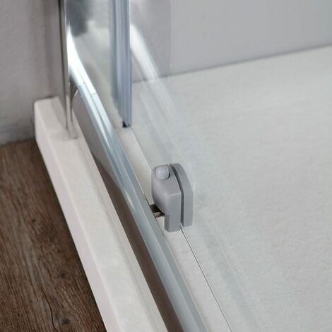 Porta Doccia Per Nicchia Da 130 Cm Cristallo Trasparente Reversibile  New Giada