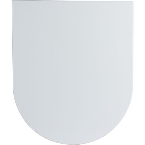 Copriwater Forma D Compatibile Bianco Lucido