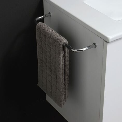 Mobile Bagno Da 60 Cm Con Lavabo E Specchio Bianco  Square