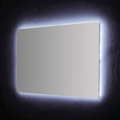 Specchio Bagno 50x15,1x70 cm con Luce LED Mensola e Struttura in