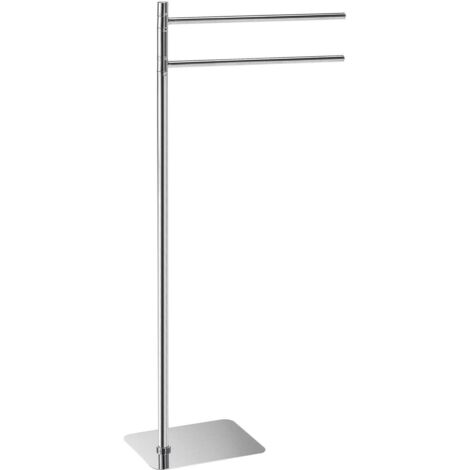 Piantana Bagno Acciaio Inox Porta Asciugamani 84 Cm  Re