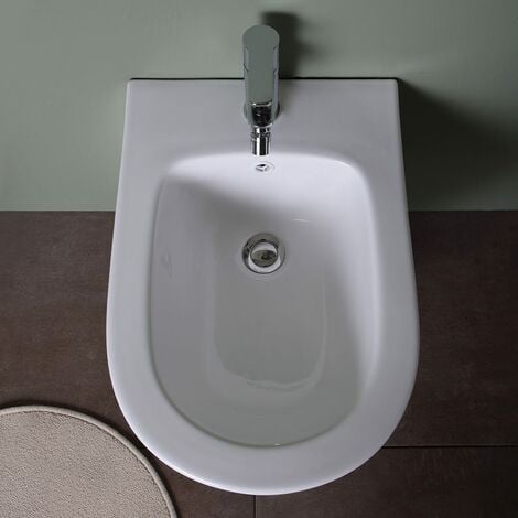 Bidet E Wc Sospesi In Ceramica Filomuro Blues