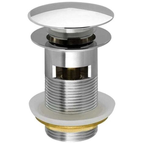 Valvola Click Clack MICE Per Lavandino E Bidet - Oro Spazzolato, Universale | Facile Installazione Senza Tassello