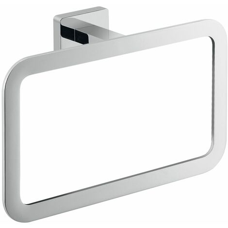 Accessorio Porta Salviette In Metallo Ad Anello Quadrato Atene