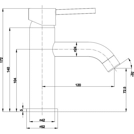 SET RUBINETTI BAGNO IN OTTONE CROMATO PER LAVABO E BIDET