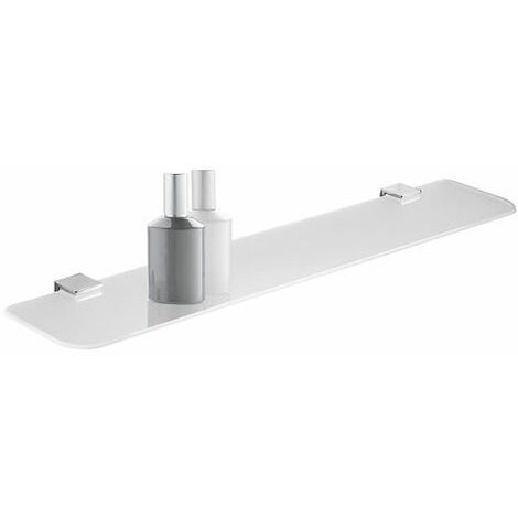 Mensola In Cristallo E Supporti In Ottone Da 60 Cm  Greta
