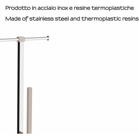 PIANTANA PORTAROTOLO CON PORTASCOPINO ACCIAIO E RESINA TORTORA ARCOBALENO