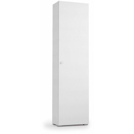 Colonna Multiuso Bagno Legno Bianco