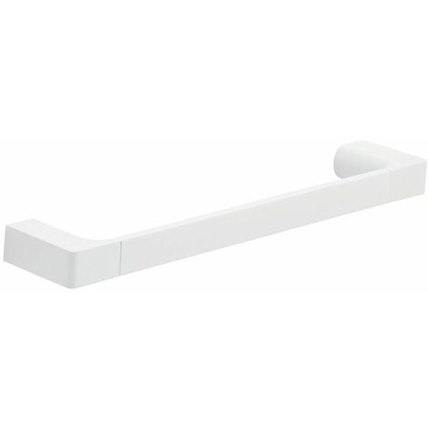 PORTA SALVIETTE DA 35 CM OTTONE CROMATO BIANCO OPACO - FISSAGGIO CON VITI  INCLUSE GIACINTO