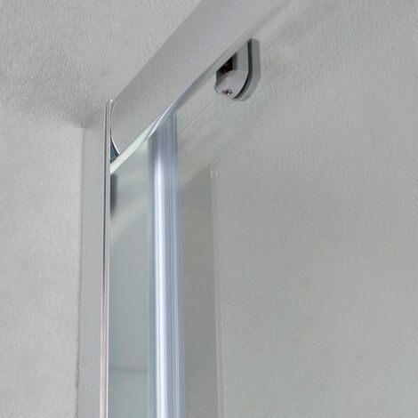 Porta Doccia Nicchia 140Cm Cristallo 6Mm Temperato Trasparente  New Giada