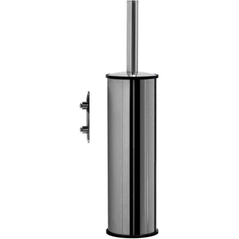 Portascopino d'appoggio in acciaio inox cromo lucido - Project di Gedy