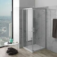 Box Doccia 70X70 Cristallo Trasparente 4 Mm 2 Lati Scorrevoli Venere