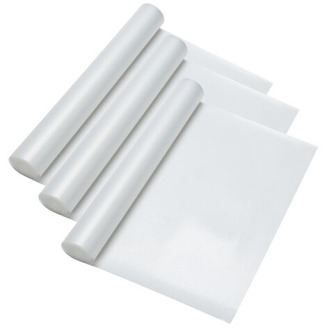 Hengda 3x Schubladenmatte 45150cm - Schubladen Schutzmatte Antirutschmatte  - Matte für Küchenschrank Schrank - Unterlage transparent zuschneidbar