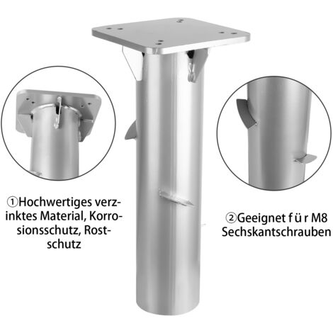 (Deactive) Hengda Bodenanker. Sonnenschirmständer Befüllbar. für