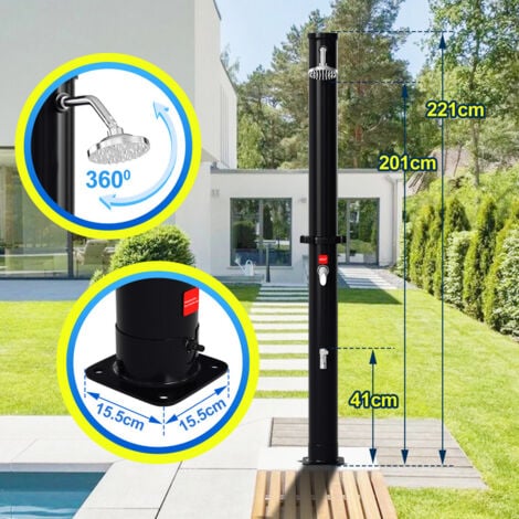 Hengda Solardusche Gartendusche Gartendusche Solar Pooldusche