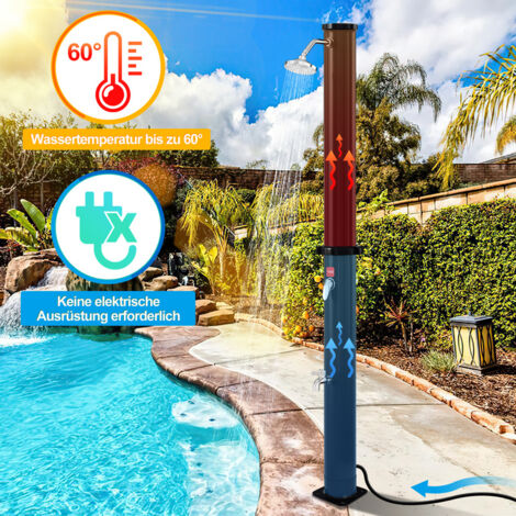 Hengda Solardusche Shower Garten Bodendusche Handdusche Gartendusche