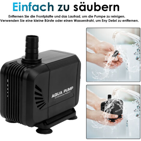 Deactive Hengda Teichpumpe W Aquarium L H Wasserpumpe Tauchpumpen Garten Tauchpumpen Max