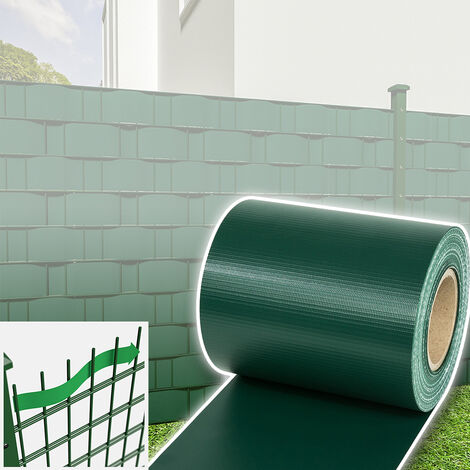 PVC Sichtschutzstreifen Für Gartenzaun – 35 M X 19 Cm, UV-beständig, Inkl. Clips