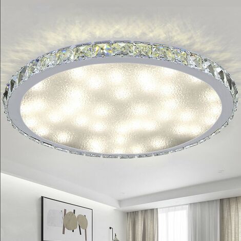 48W LED Kristall Deckenleuchte Panel Badlampe Esszimme Wohnzimmer Wandlampe Lamp 