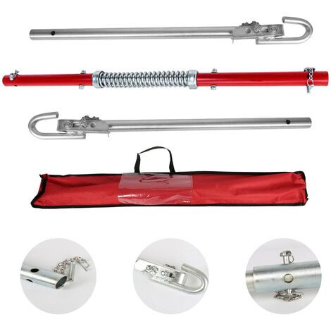 5t Abschleppstange 183cm - Mit Federdämpfung Für SUV & Minivans - Rot/Gelb